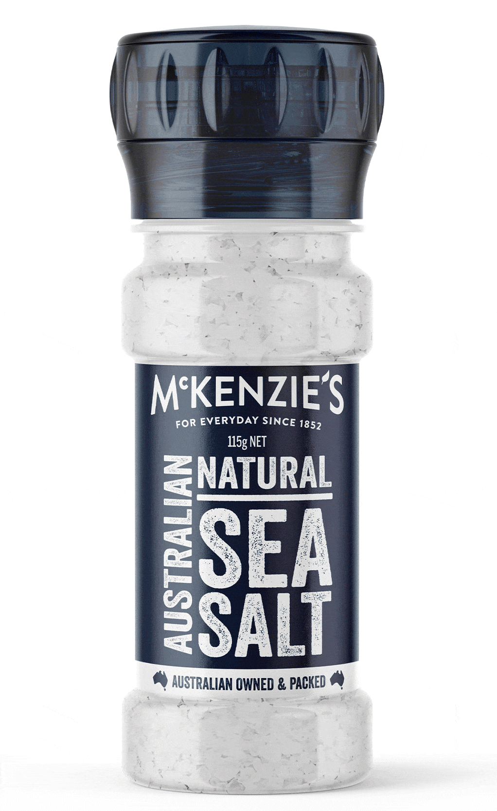 McKenzie's Australian Natural Sea Salt Grinder 115g