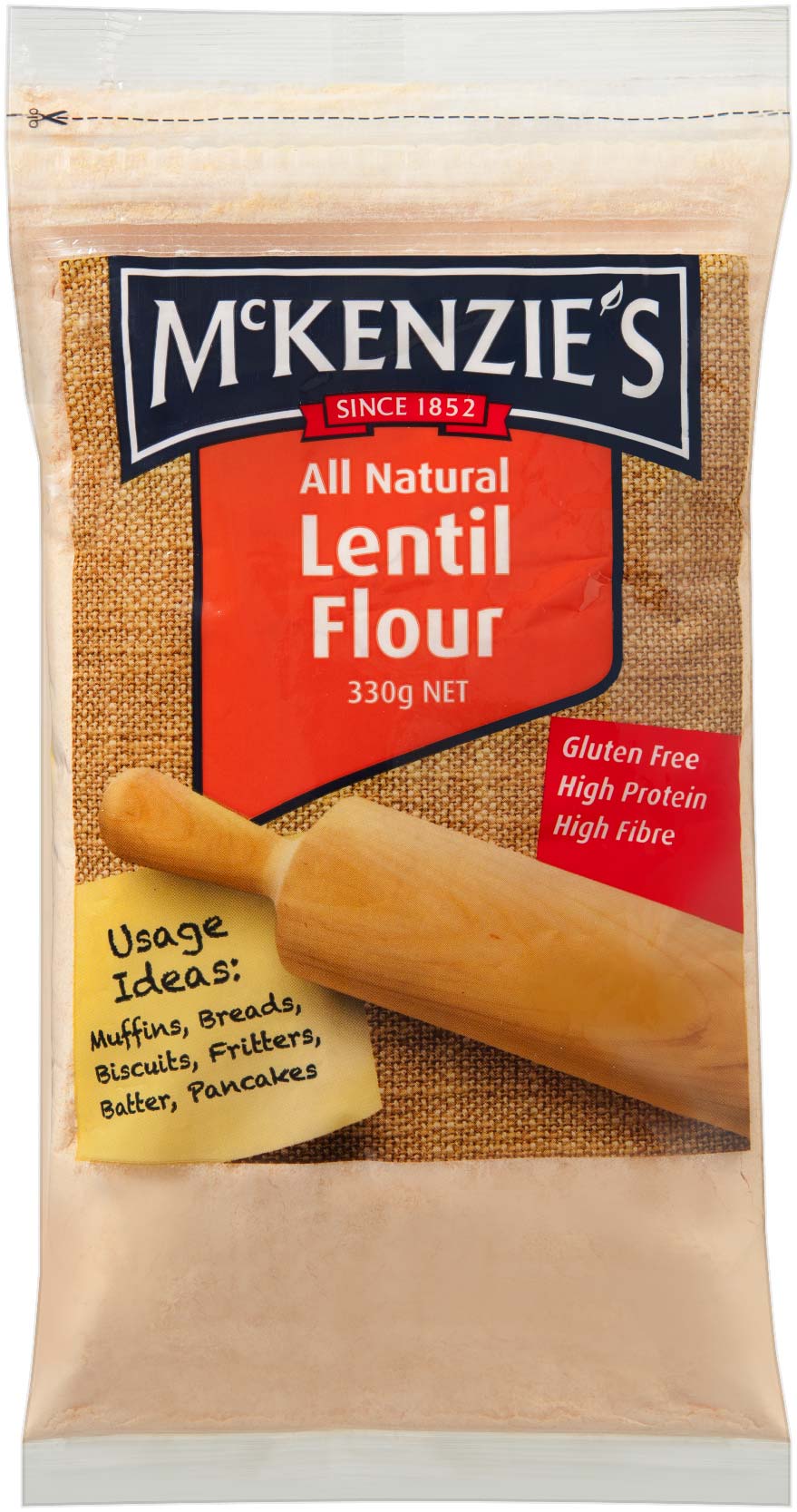 McKenzie's Lentil Flour - McKenzie's Foods