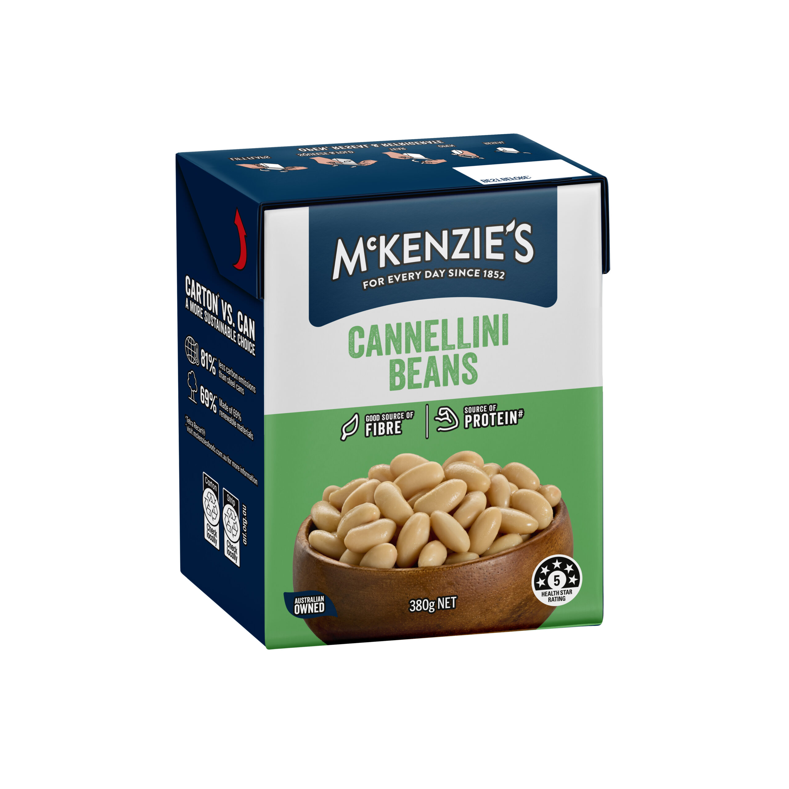 Product photo of McKenzie's Cannellini Beans in Tetra Pak