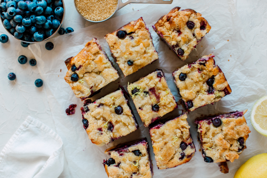 Recipe photo of Blueberry Lemon Blondies