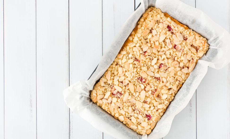 Recipe photo of Almond Crumble Slice